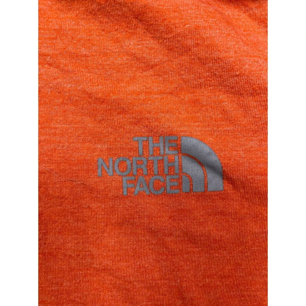 The North Face Classic Fit Hoodie Mens XL Orange Tri-Blend Pullover Excellent